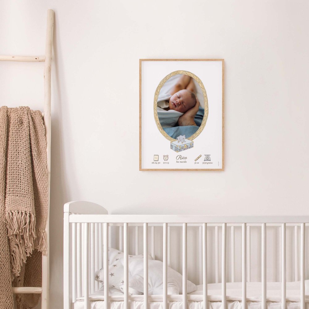 Mi primer retrato - azul