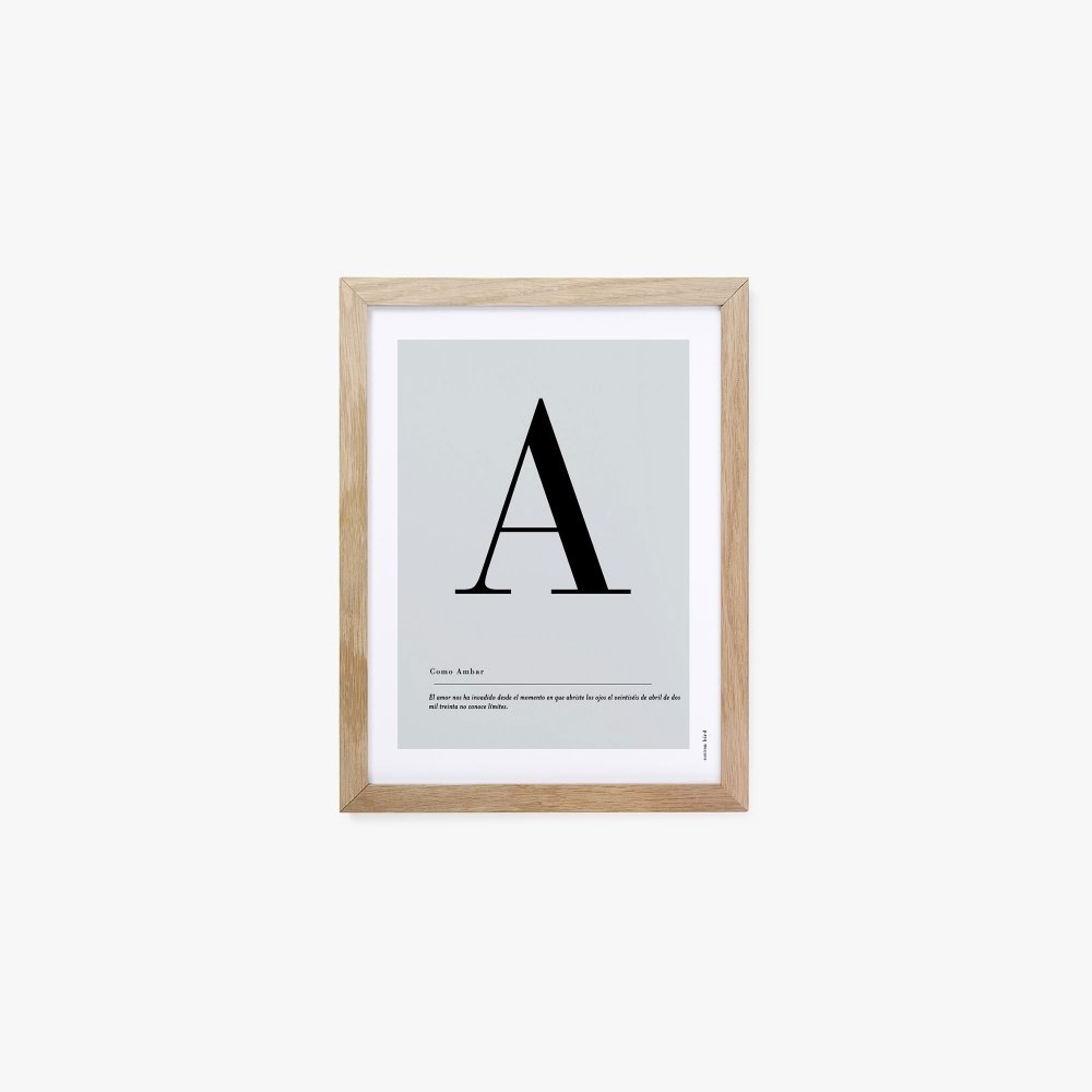 Affiche lettre