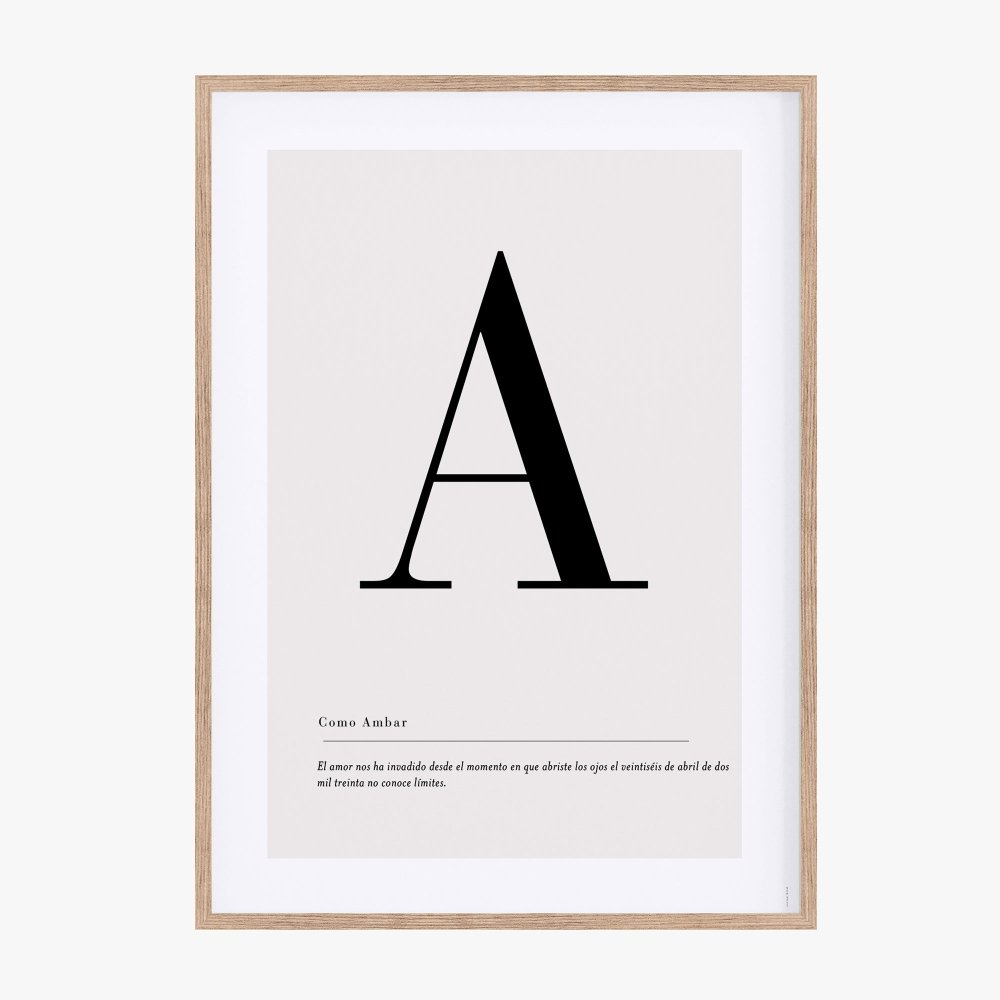Affiche lettre