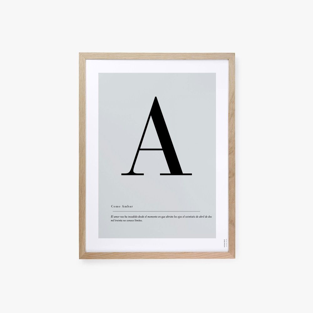 Affiche lettre