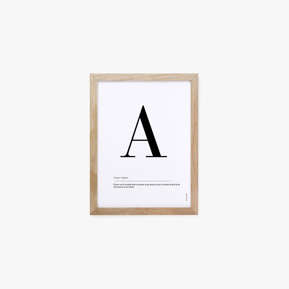 Affiche lettre