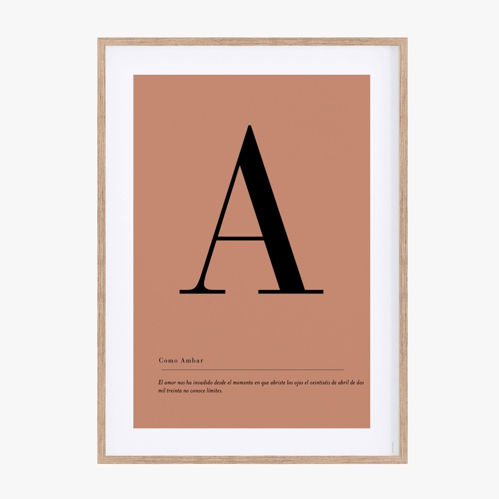 Affiche lettre