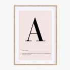Affiche lettre