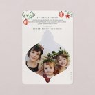 Adorno vintage - Follaje navideño