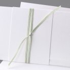 Lazo satén verde salvia 90 cm