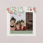 Adorno vintage - Follaje navideño