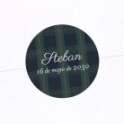 Babero - tartán