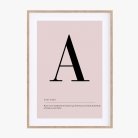 Affiche lettre