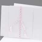 Baker Twine rosa y blanco 90cm