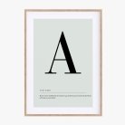 Affiche lettre