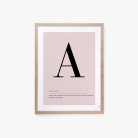 Affiche lettre