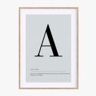 Affiche lettre