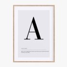 Affiche lettre