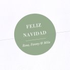 Adorno vintage - Follaje navideño
