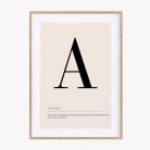 Affiche lettre