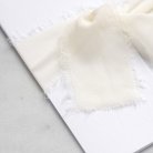 Cinta muselina marfil 45 cm