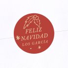 Abeto navideño - Rojo grosella