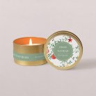 Adorno vintage - Follaje navideño