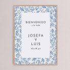 Azul floral