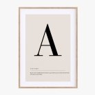 Affiche lettre