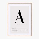 Affiche lettre