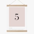 Affiche chiffre