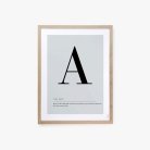 Affiche lettre