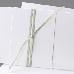 Lazo satén verde salvia 90 cm