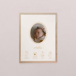 Golden frame