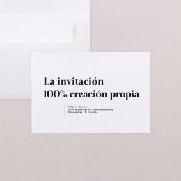 Tu creación 100% personalizada