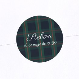 Babero - tartán