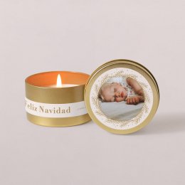 Bola de Navidad - Corona dorada