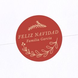 Adorno vintage - Rojo grosella