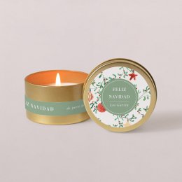 Adorno vintage - Follaje navideño