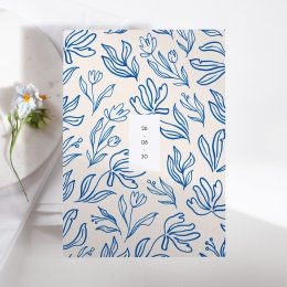 Azul floral