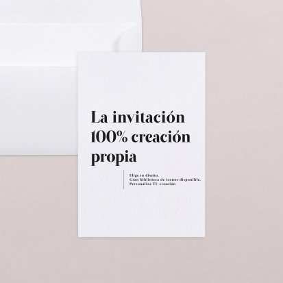 Tu creación 100% personalizada