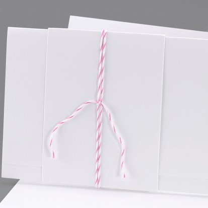 Baker Twine rosa y blanco 90cm