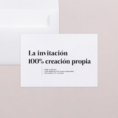 Tu creación 100% personalizada