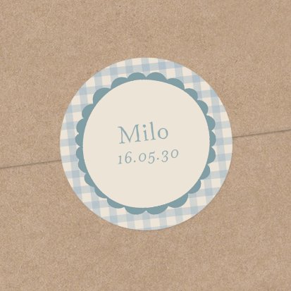 Bonito vichy - azul