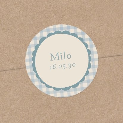 Bonito vichy - azul
