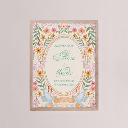 Pastel flowers