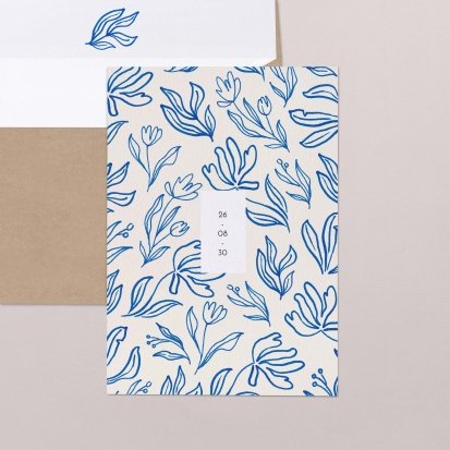 Azul floral