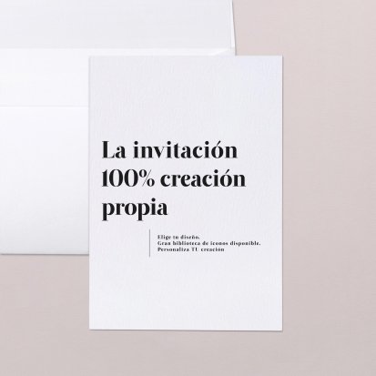 Tu creación 100% personalizada