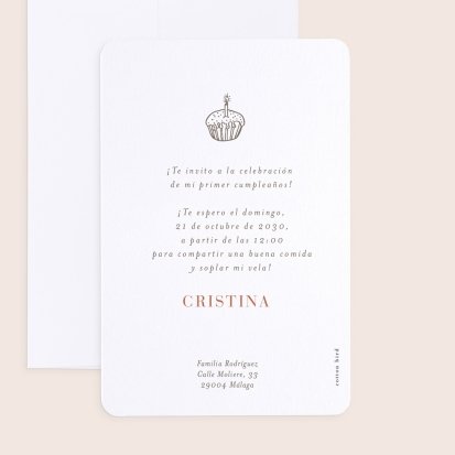 Plantillas de invitaciones a primer cumpleaños