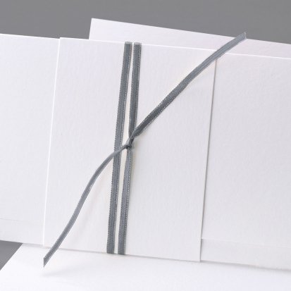 Lazo satén gris 90 cm