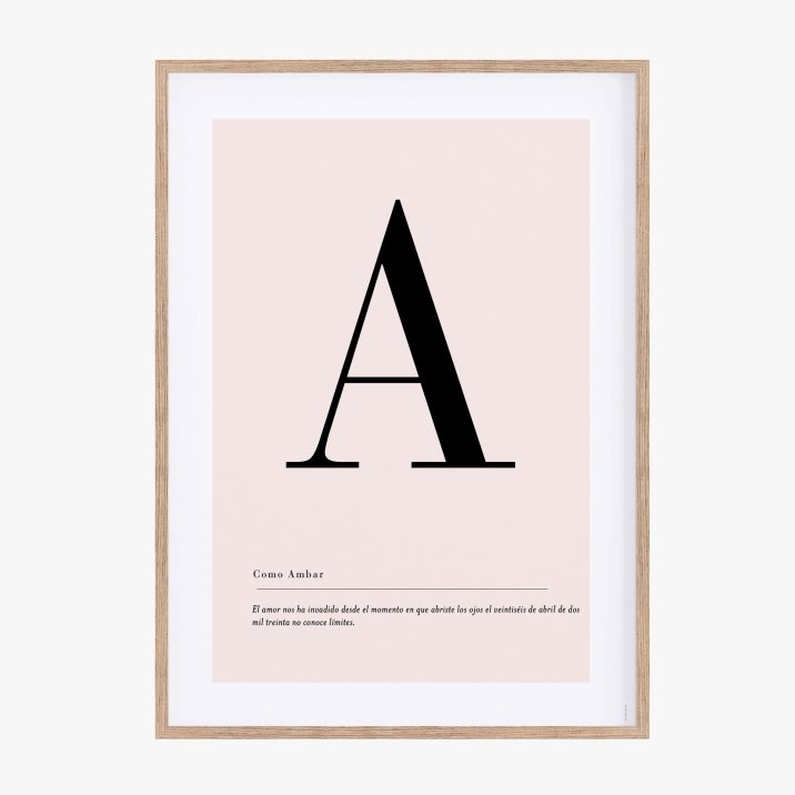 Affiche lettre