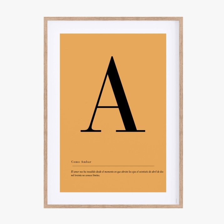 Affiche lettre