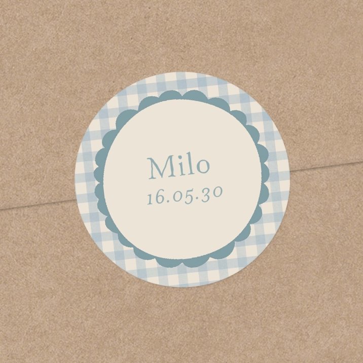 Bonito vichy - azul