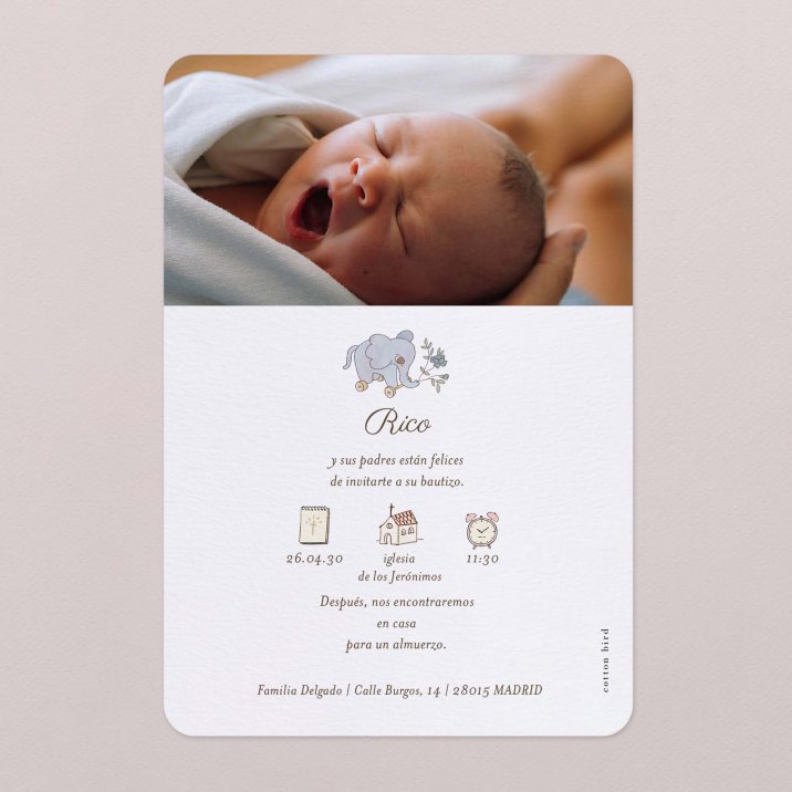 Mi primer retrato - azul