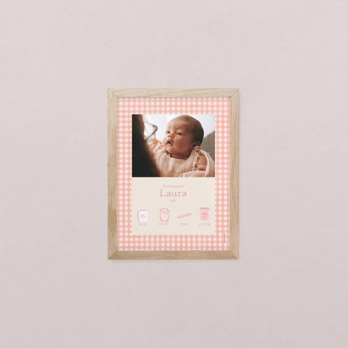 Bonito vichy - rosa